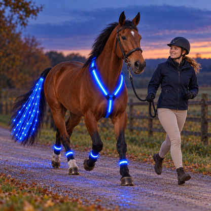 MoonRein™ — LED Horse Riding Light Set