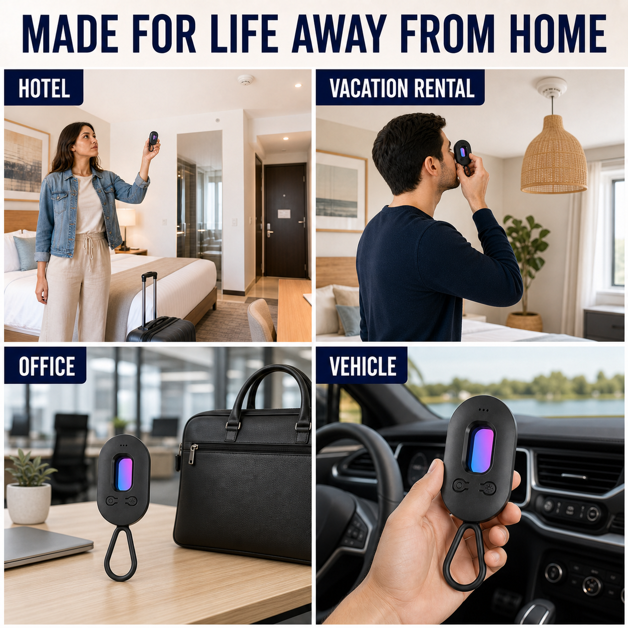 🕵️Hidden Camera Detectors, GPS Tracker, Spy Camera Detector,Anti-intrusion, 30H Working Time