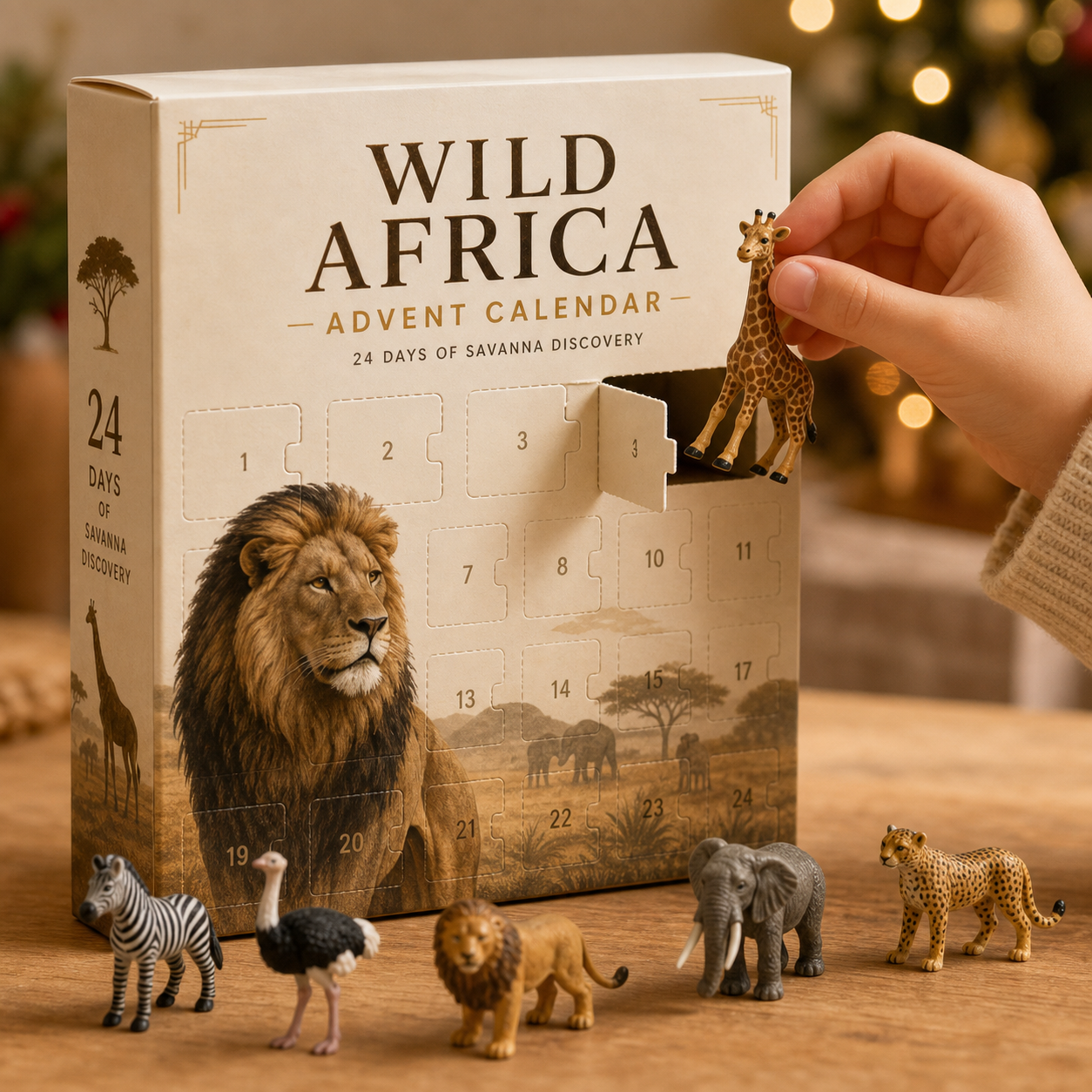 Daily animal reveal from the Wild Africa Advent Calendar