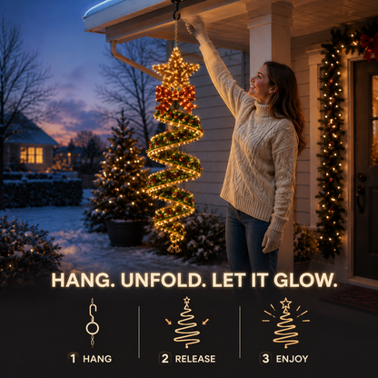 🎄Last day for 50% off🎄Christmas Magic Spiral™ Hanging LED Light Collection