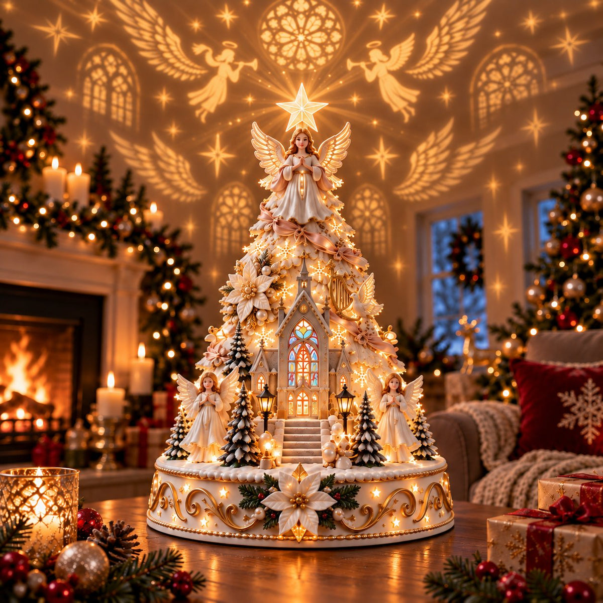 🏆 60,000+ Sold - 🎄MerryRealm™ Christmas Village Lightscape Tree