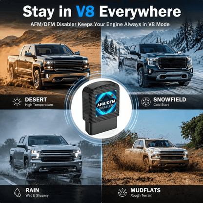 🚗Active Fuel Management Disable Module,Plug & Play🔧 Compatible with 5.3 Silverado 6.2 Sierra 2007-2022