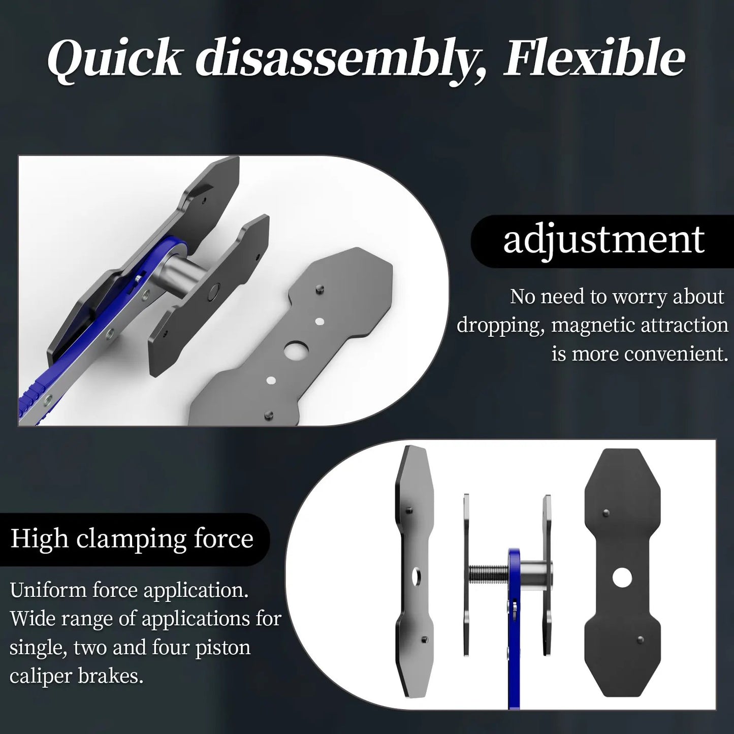 360° Brake Caliper Piston Press Tool