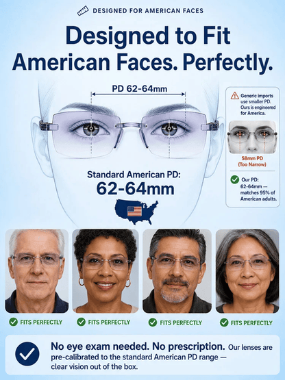 [Regain Your Youthful Vision] Smart Zoom Diamond-Cut Reading Glasses