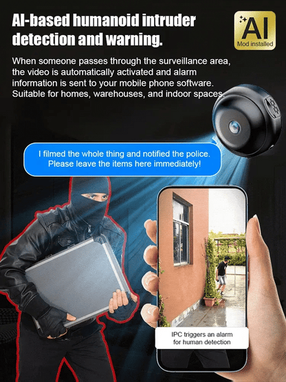 [Upgraded ultra-invisible] No-plug camera🔥