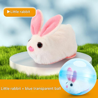 Auto-Rolling Ball with Mouse Hands-Free Play for Indoor Cats