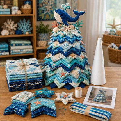Ocean Dream Layered Fabric Tree DIY Kit