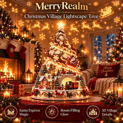 🏆 60,000+ Sold - 🎄MerryRealm™ Christmas Village Lightscape Tree