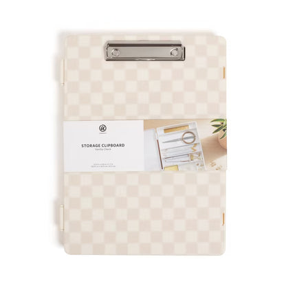 📋 All-in-One Storage Clipboard Organizer – Built-In Compartments for Paper & Office Supplies