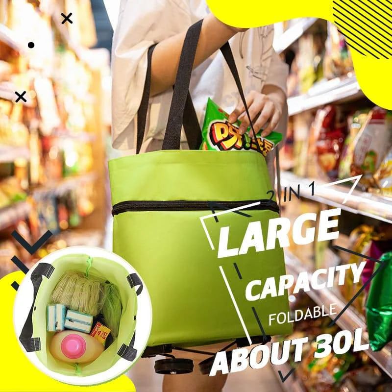 🥳💞 50K+ SALES! ⚡🛒 Shopping bag foldable green bag