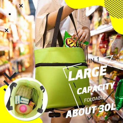 🥳💞 50K+ SALES! ⚡🛒 Shopping bag foldable green bag