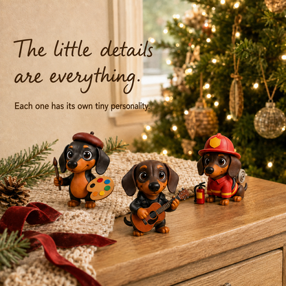 【Last Hour 50% Off】🎁2026 Dachshund Advent Calendar Blind Box💕🐶