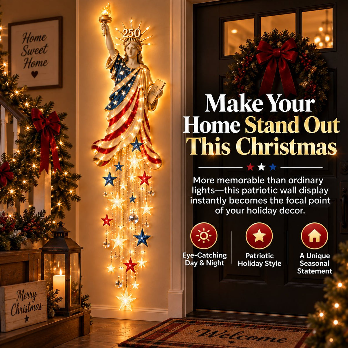 🇺🇸 250th Anniversary Liberty Wall Light