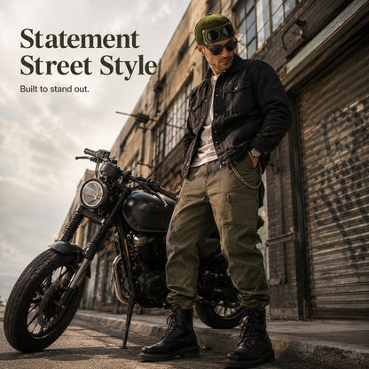Detachable Goggle Pilot Baseball Cap Vintage Washed Cotton Hat for Street Fashion & Daily Outfit