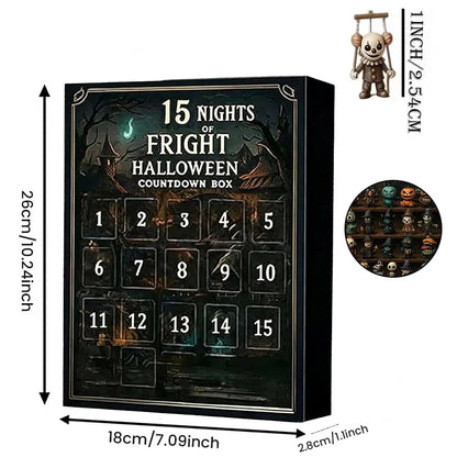 🎃2026 Halloween Countdown Advent Calendar Gift Box - 31 Nights of Fright Blindbags Surprise Set👻
