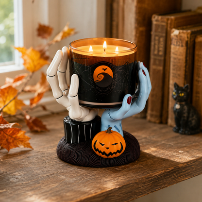 Skeleton Candle Holder