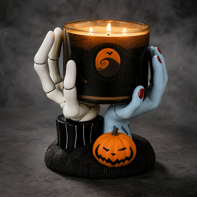Skeleton Candle Holder