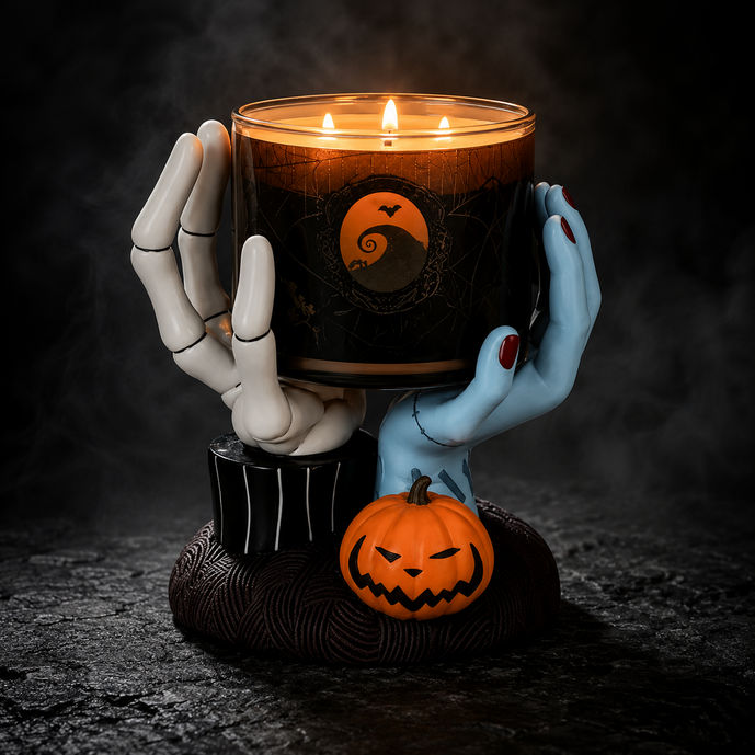 Skeleton Candle Holder