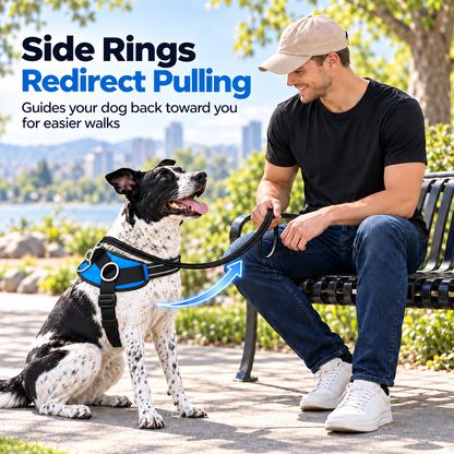 🐾 No-Pull Reflective Dog Harness | Comfortable Control for Every Walk