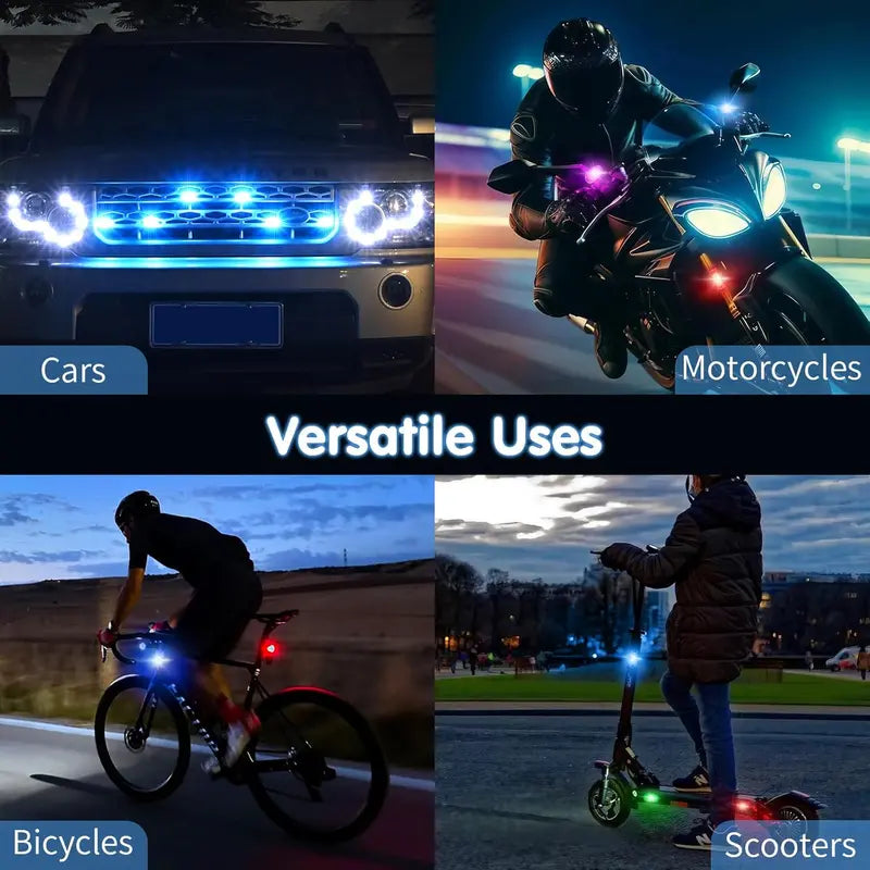🚨 RGB Wireless LED Strobe Light