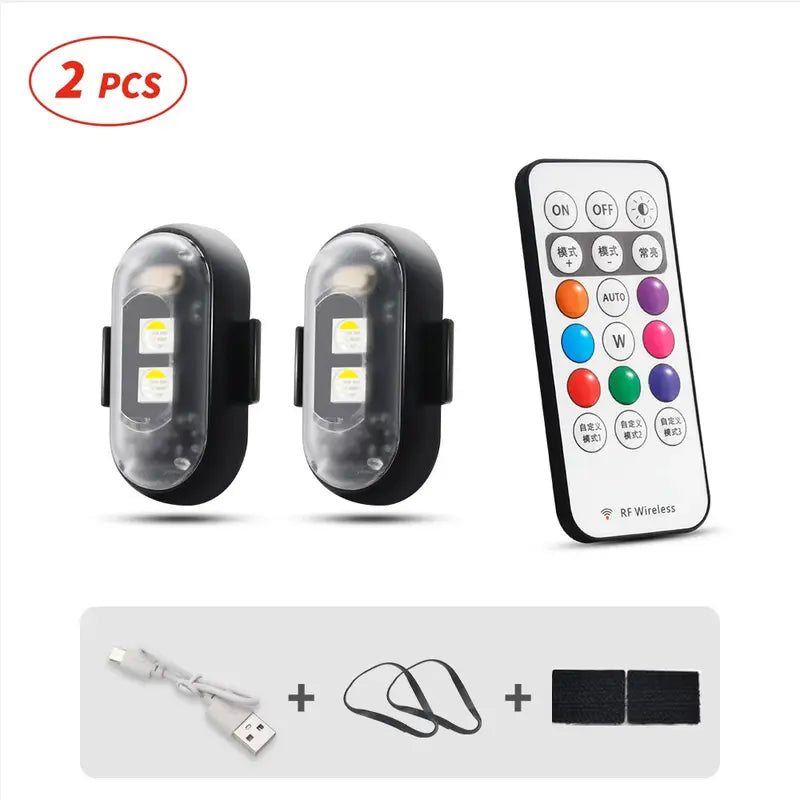 🚨 RGB Wireless LED Strobe Light