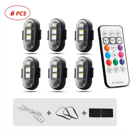 🚨 RGB Wireless LED Strobe Light