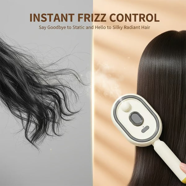💫SAVE 50% NOW🪮✨Steam Mist Straightening Comb – Easy Salon-Like Hair