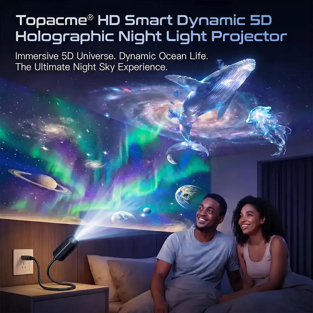 🔥LAST DAY 70% OFF💖🔥Night Light Projector 🔥- Smart Holographic Star Projector