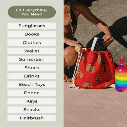 ⏰LAST DAY 49% OFF - 🏖️2-in-1 Convertible Towel & Backpack with Inner Zip Pocket & Sand-Repelling Fabric