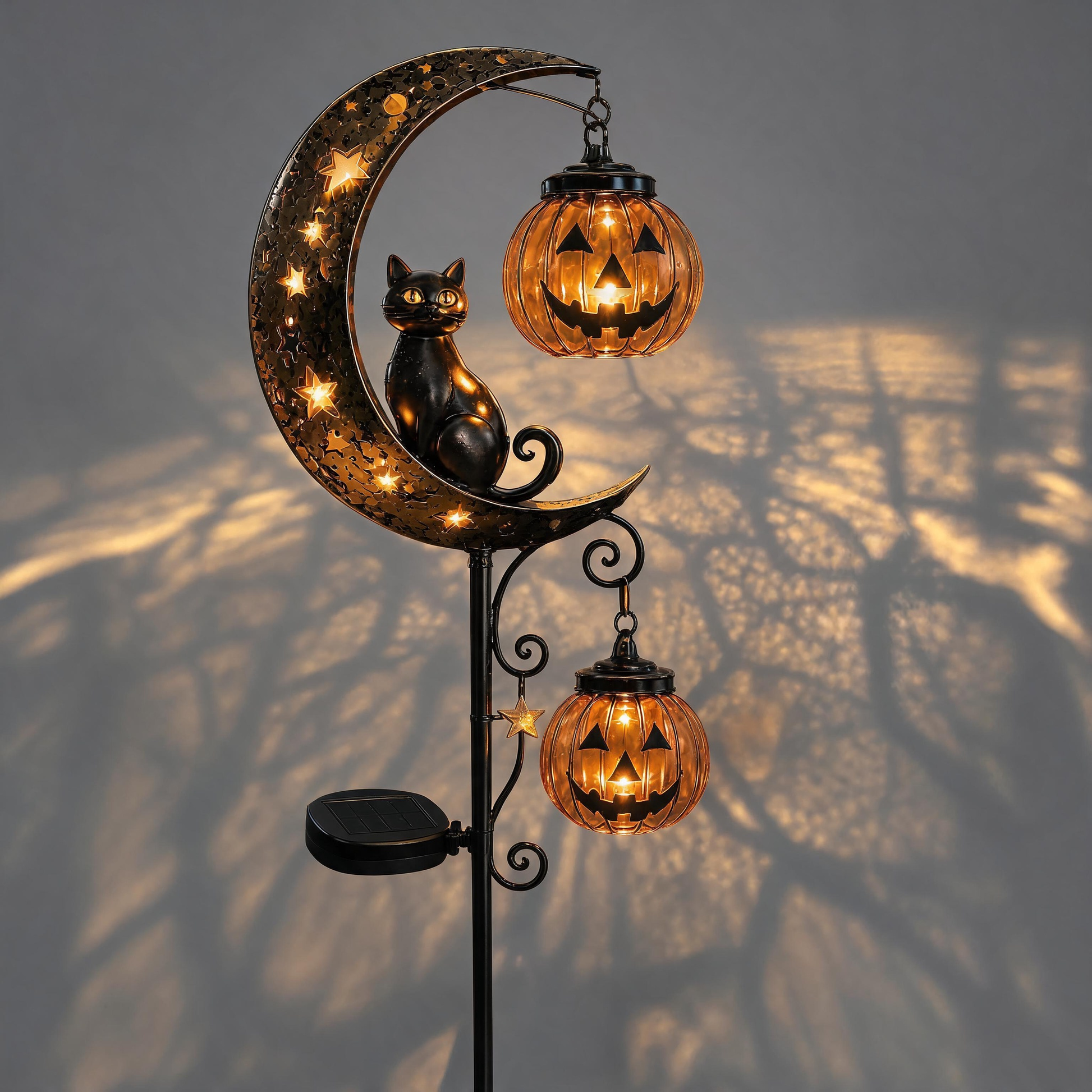 Halloween Early Bird Sale | 49% OFF Pumpkin Moon Garden Stake Light
