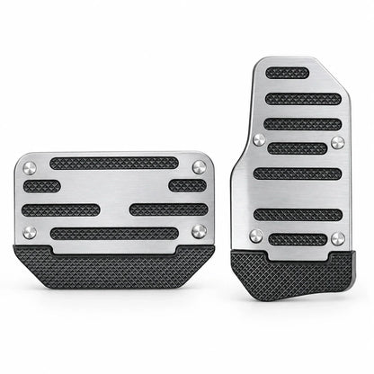 Car Pedal Covers, Aluminum Alloy Sets for Automatic & Manual Vehicles