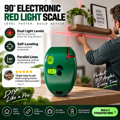 🔧90° Laser Square – Dual-Line Layout Guide for Tiling & DIY