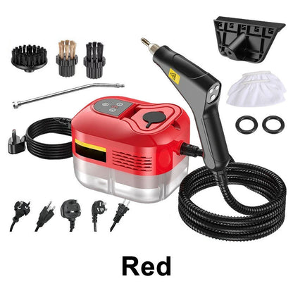 💨 Portable Handheld Steam Cleaner – 10 Accessories 🛠️, Adjustable Levels ⚙️, Fast Heat-Up 🔥 – For Kitchen 🍳, Bathroom 🚿, Tile 🧱 & Car 🚗
