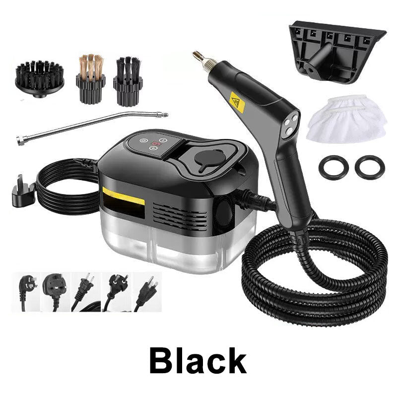 💨 Portable Handheld Steam Cleaner – 10 Accessories 🛠️, Adjustable Levels ⚙️, Fast Heat-Up 🔥 – For Kitchen 🍳, Bathroom 🚿, Tile 🧱 & Car 🚗