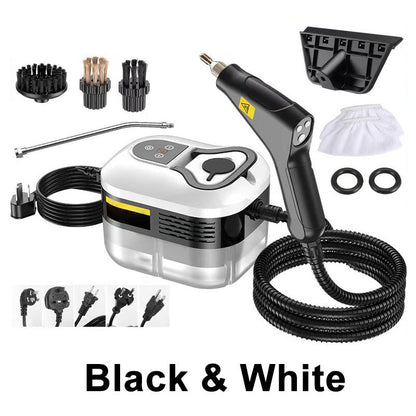 💨 Portable Handheld Steam Cleaner – 10 Accessories 🛠️, Adjustable Levels ⚙️, Fast Heat-Up 🔥 – For Kitchen 🍳, Bathroom 🚿, Tile 🧱 & Car 🚗