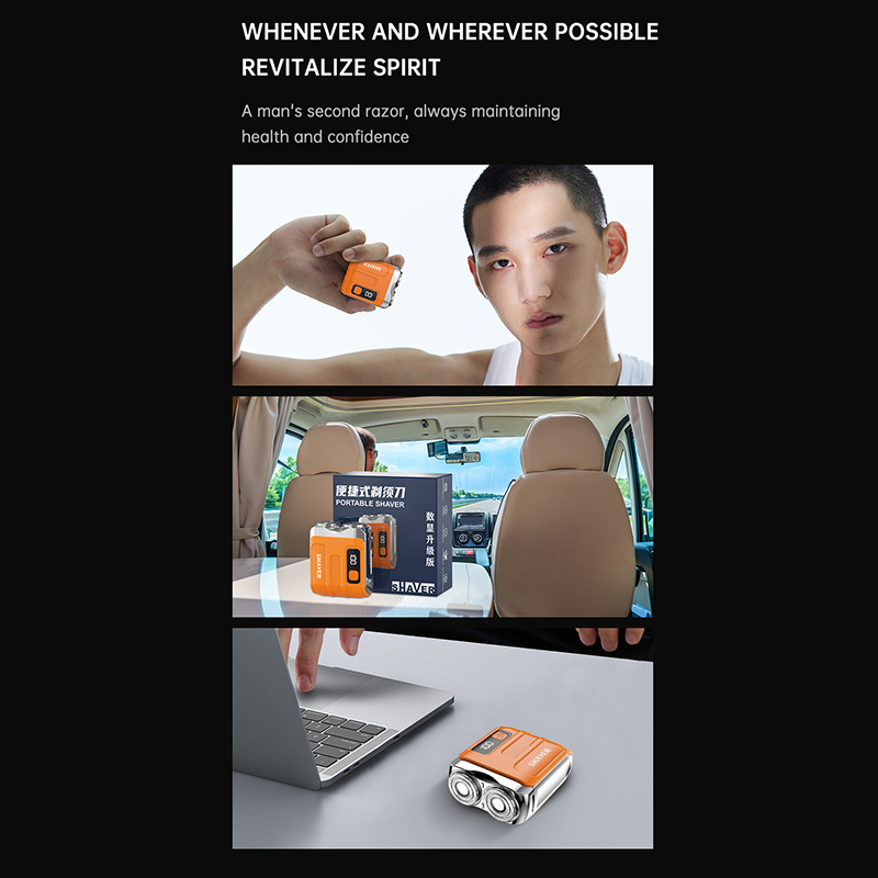 💥Portable Mini Men's Electric Shaver – Compact & Rechargeable🧳