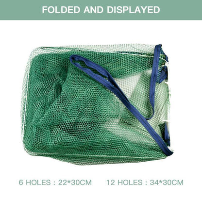 🥳2026 HOT SALE🥳💞50K+ SOLD!🦀🦐 50% OFF! Automatic Foldable Fish Trap – Thickened mesh, rust‑proof steel. Zipper opening for easy harvest. Doubles your catch effortlessly. 🏆🌊