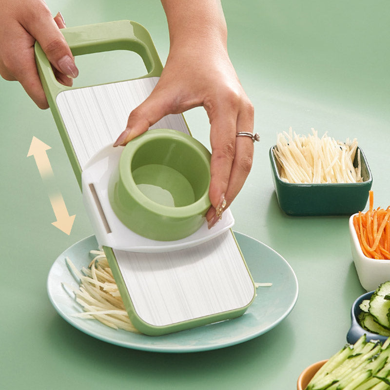 📢 50% OFF NOW! 🔪5‑Blade Safe Vegetable Chopper