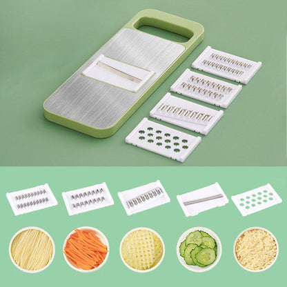 📢 50% OFF NOW! 🔪5‑Blade Safe Vegetable Chopper