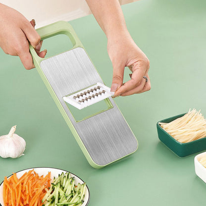 📢 50% OFF NOW! 🔪5‑Blade Safe Vegetable Chopper