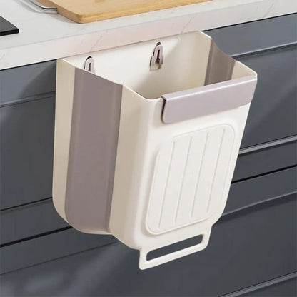 🗑️ LIMITED-TIME 50% OFF! 💫 Collapsible Hanging Trash Can for Kitchen Cabinet Door