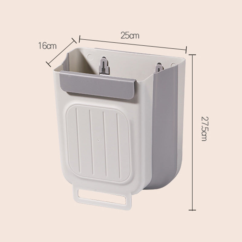🗑️ LIMITED-TIME 50% OFF! 💫 Collapsible Hanging Trash Can for Kitchen Cabinet Door