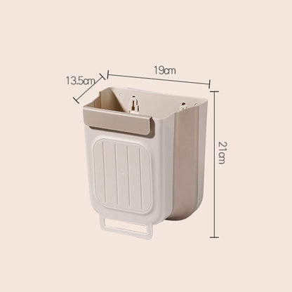 🗑️ LIMITED-TIME 50% OFF! 💫 Collapsible Hanging Trash Can for Kitchen Cabinet Door
