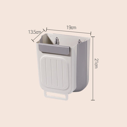 🗑️ LIMITED-TIME 50% OFF! 💫 Collapsible Hanging Trash Can for Kitchen Cabinet Door