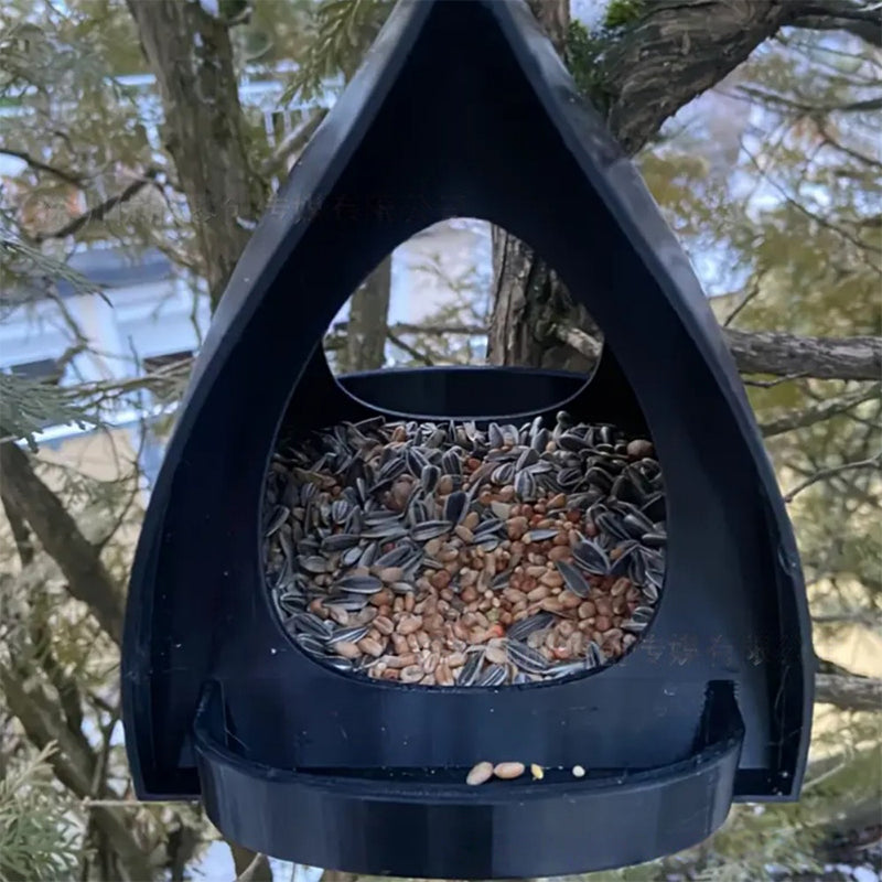 🔥BUY 2 FREE SHIPPING🐦Roofed Hanging Bird Feeder – Perfect for Your Garden