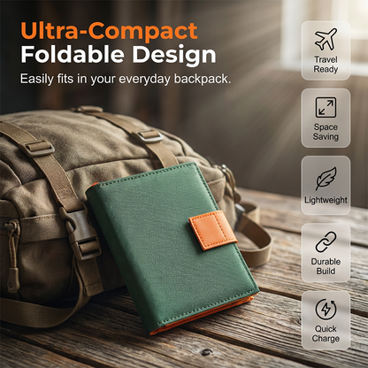 ☀️ LIMITED-TIME 50% OFF! ✨ Portable Solar Panel – Foldable, USB Charging, Weather-Resistant 🎒