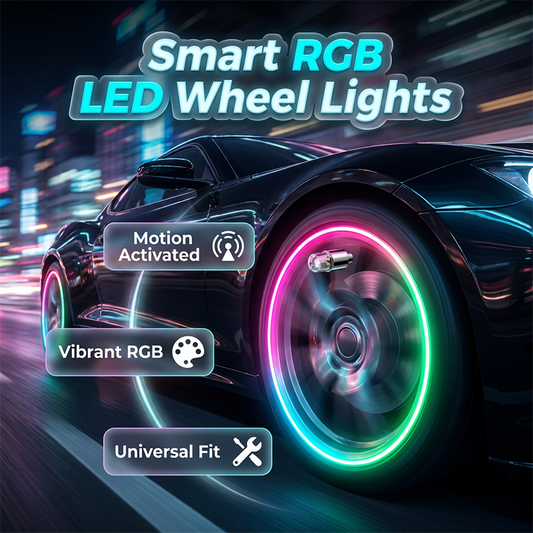 📢📢50% OFF !! ⏰Smart Motion-Activated LED Wheel Lights