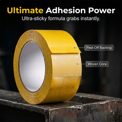 🔥LAST DAY SALE🔥StikPro Heavy-Duty Double-Sided Tape💪 Super Strong & Waterproof!✅ Leaves No Residue | Removable Yet Reliable✅Perfect for Carpets, Wallpaper, Balloons & Renters’ Quick Fixes 🏡🇬🇧🎉
