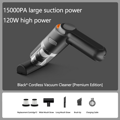 ⏳Limited-time 50% off⏰Cordless car vacuum – 10000Pa suction, lightweight, long battery life!🚗💨
