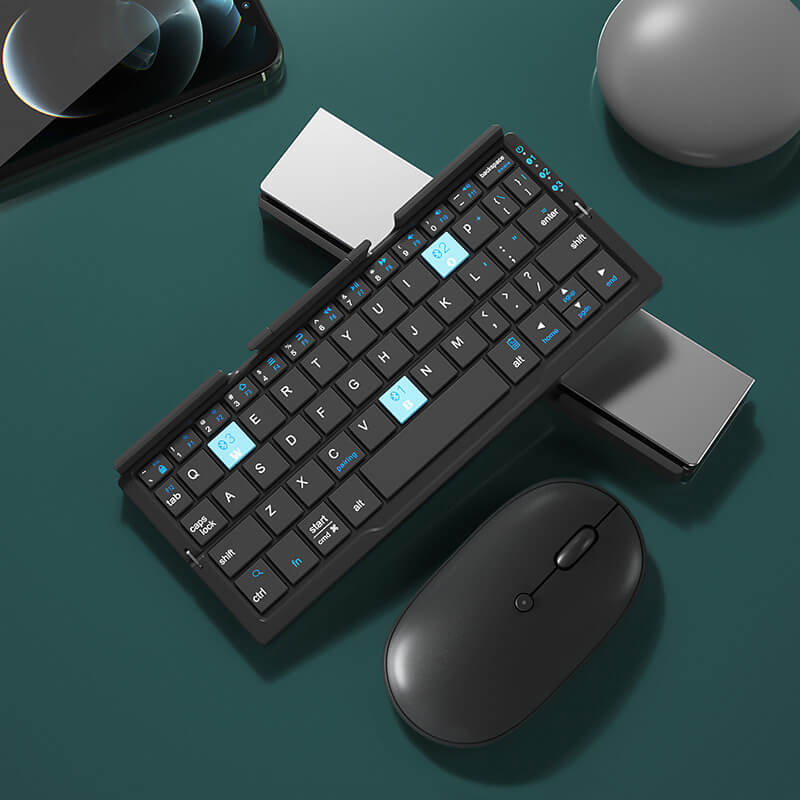 Mini-opvouwbaar toetsenbord voor telefoon/tablet/lapto